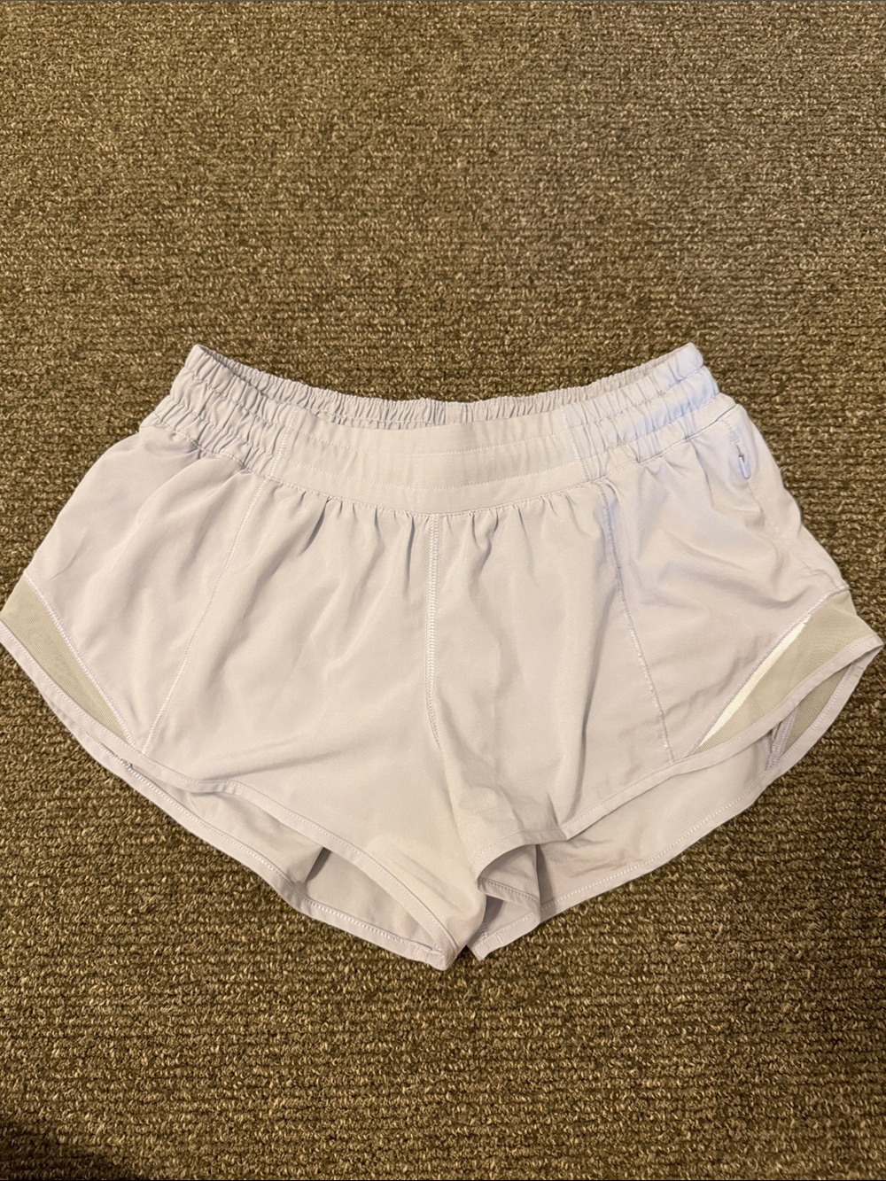 lululemon athletica Light Lavender Athletic Running Shorts